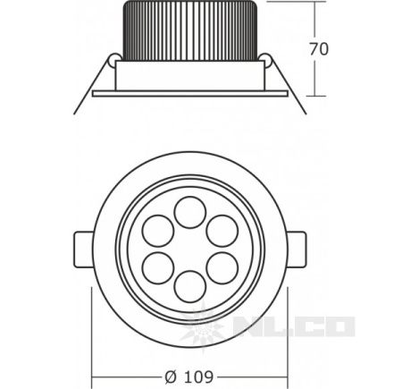Светильник NLCO DRG7-36