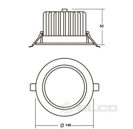 Светильник NLCO TRD15-36 (new)